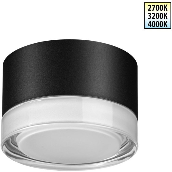 Светильник уличный потолочный с переключателем цветовой температуры и влагозащитой Novotech IP65 LED 12W 100-240V 2700К\3200К\4000К ESTIMA 359715 Светильник уличный потолочный с переключателем цветовой температуры и влагозащитой Novotech IP65 LED 12W 100-240V 2700К\3200К\4000К ESTIMA 359715