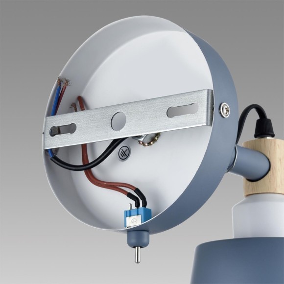 8098/1W MODERNI LN25 синий/синий металл, дерево/металл Бра Е27 1*60W 220V ROSALINA 8098/1W MODERNI LN25 синий/синий металл, дерево/металл Бра Е27 1*60W 220V ROSALINA