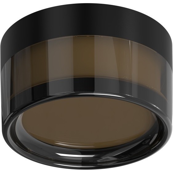 4048/22/01CW-IP Stilfort Ekols 65 (Эколс 65) Черный потолочный светильник с черным плафоном LED