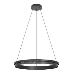 390247 MONTEMILONE Светодиодная диммируемая люстра с хрустальными плафонами, 4560Лм, 3000К, черный 390247 MONTEMILONE Светодиодная диммируемая люстра с хрустальными плафонами, 4560Лм, 3000К, черный