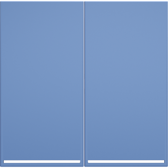 Клавиши для выключателя/переключателя двухклавишного с подсветкой, S70 (деним)