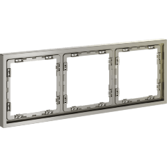 Рамка пластиковая VOLTUM S70 на 3 поста, (шелк)