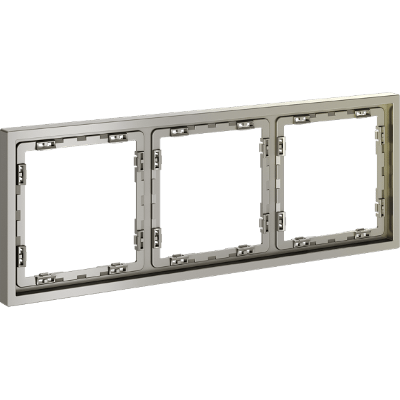 Рамка пластиковая VOLTUM S70 на 3 поста, (шелк)