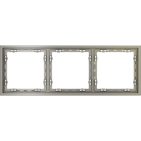 Рамка пластиковая VOLTUM S70 на 3 поста, (шелк)
