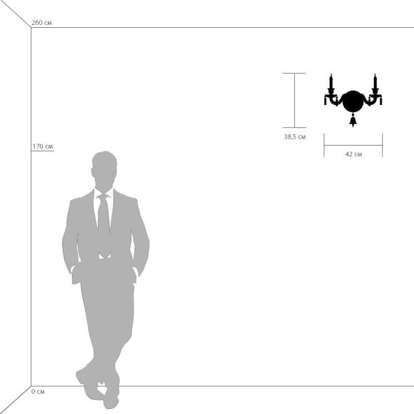 Бра Lightstar 716624 Campana под лампы 2xE14 120W Бра Lightstar 716624 Campana под лампы 2xE14 120W