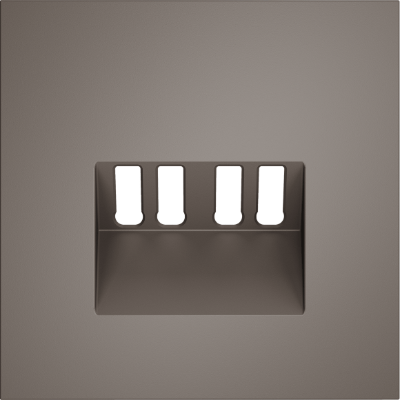 Накладка для розетки акустической 4-местной , S70 (капучино)