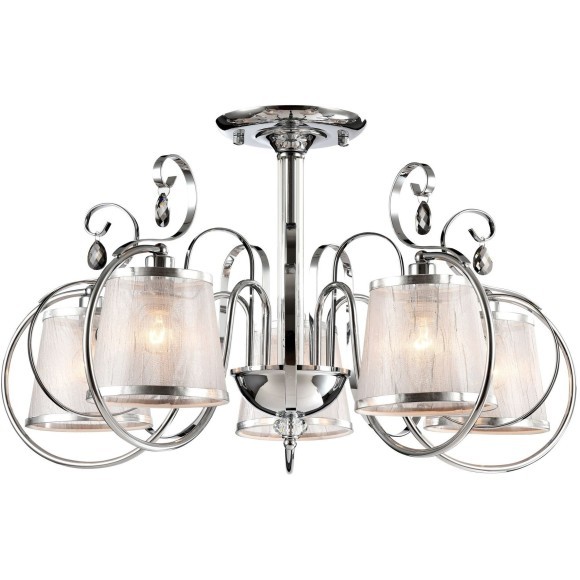 Люстра потолочная Freya FR2020-CL-05-CH Simone под лампы 5xE14 40W