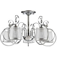 Люстра потолочная Freya FR2020-CL-05-CH Simone под лампы 5xE14 40W