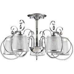 Люстра потолочная Freya FR2020-CL-05-CH Simone под лампы 5xE14 40W Люстра потолочная Freya FR2020-CL-05-CH Simone под лампы 5xE14 40W