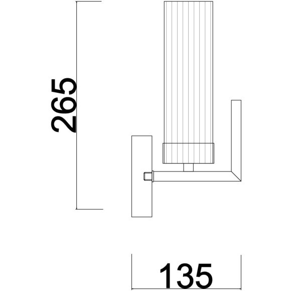 Бра Freya FR5214WL-01BS Еster под лампу 1xE14 60W