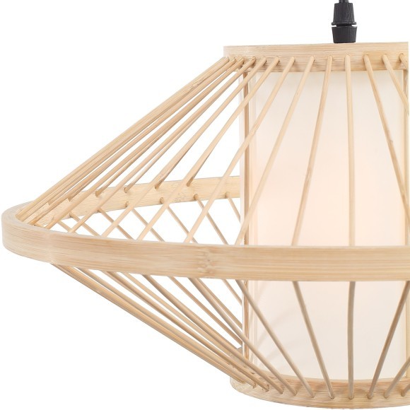 SL6241.533.01 Светильник подвесной ST-Luce Древесный/Белый E27 1*40W ALMA