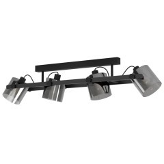 43671 HORNWOOD HORNWOOD 2 Спот потолочный с 4 лампами E27, 160Вт, дерево/стекло/сталь, черный 43671 HORNWOOD HORNWOOD 2 Спот потолочный с 4 лампами E27, 160Вт, дерево/стекло/сталь, черный