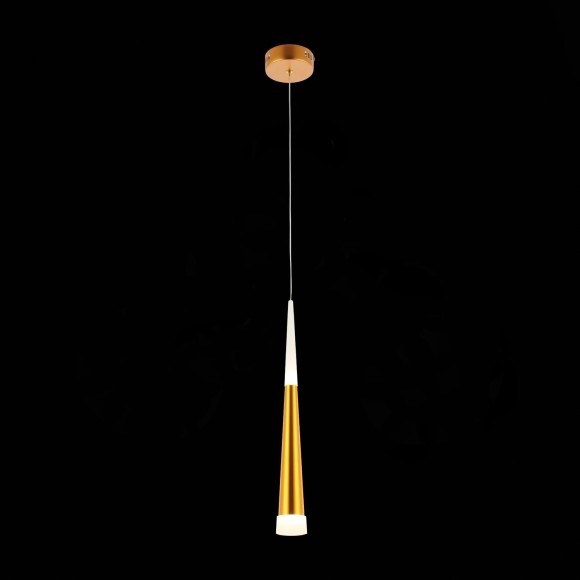 SLE200103-01 Подвес Золотистый/Золотистый, Белый LED 1*7W 3000K ORPELO SLE200103-01 Подвес Золотистый/Золотистый, Белый LED 1*7W 3000K ORPELO