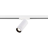 ST385.536.10 Св-к трек. Zoom Белый LED 1*10W 3000K 900Lm Ra 10-55° IP20 D55xH125 220V Однофазная трековая система