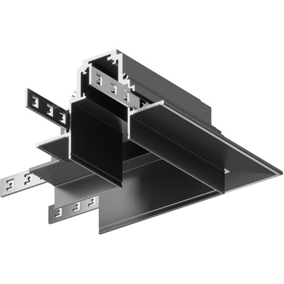 Угловой коннектор для ГКЛ шинопроводов Maytoni Gravity TRA004CL-22B