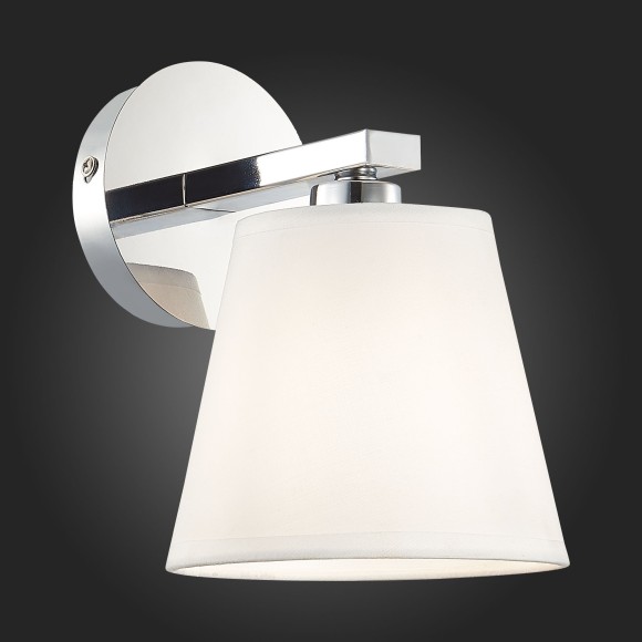 SLE300401-01 Светильник настенный Хром/Белый E14 1*40W PRATO SLE300401-01 Светильник настенный Хром/Белый E14 1*40W PRATO