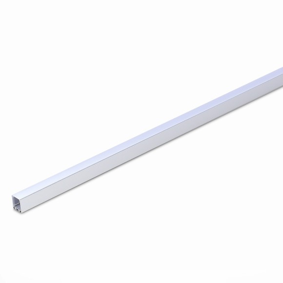 ST017.129.09 Накладной алюминиевый анодированный профиль с рассеивателем (к-т: 2 загл) отдельно комплект подвесов ST017.029.09