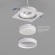 DK2091-WH Встраиваемый светильник FLAT, IP 20, до 15 Вт, GX53, LED, белый, алюминий