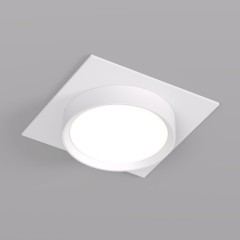 DK2091-WH Встраиваемый светильник FLAT, IP 20, до 15 Вт, GX53, LED, белый, алюминий