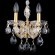 Бра Crystal Lux ISABEL AP2 GOLD/TRANSPARENT