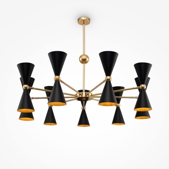 Люстра на штанге Maytoni MOD108PL-18GB Vesper под лампы E14 40W