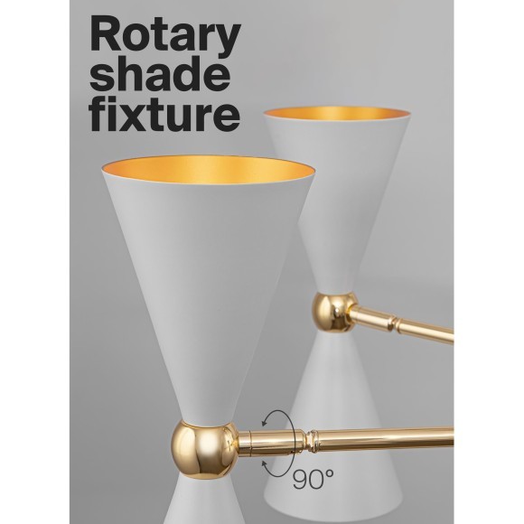 Люстра на штанге Maytoni MOD108PL-18GB Vesper под лампы E14 40W