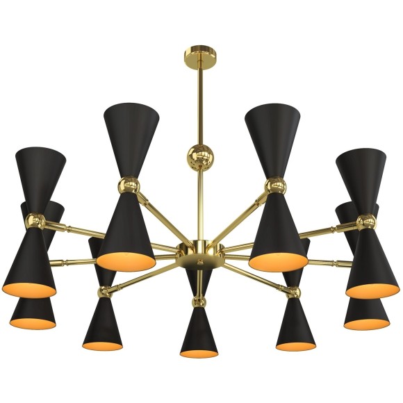 Люстра на штанге Maytoni MOD108PL-18GB Vesper под лампы E14 40W