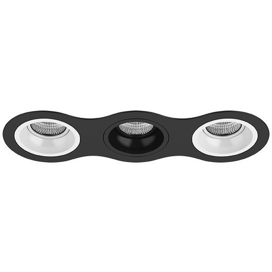 Встраиваемый светильник Lightstar D637060706 Domino под лампы 3xGU5.3 150W