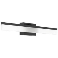 900845 Бра PALMITAL, 1X11W (LED), 3000K, 1350lm, IP44, L595, H80, A65, алюминий, сталь, черный / пластик, матовый