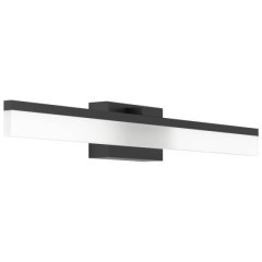 900845 Бра PALMITAL, 1X11W (LED), 3000K, 1350lm, IP44, L595, H80, A65, алюминий, сталь, черный / пластик, матовый