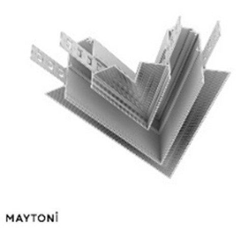 Угловой соединитель 45град для шинопроводов в ГКЛ 12.5мм Maytoni Exility TRA034CLS-42.12W