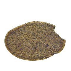 427023 Тарелка декоративная FORLEYET, L290, B265, H10, алюминий, цвет латунь 427023 Тарелка декоративная FORLEYET, L290, B265, H10, алюминий, цвет латунь