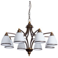 Подвесная люстра Arte Lamp BONITO A9518LM-8BA Подвесная люстра Arte Lamp BONITO A9518LM-8BA