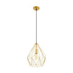 49933 Подвес CARLTON 1, 1x60W (E27), ?310, H1100, сталь, золотой 49933 Подвес CARLTON 1, 1x60W (E27), ?310, H1100, сталь, золотой