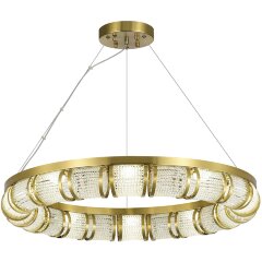 SL6011.303.01 Светильник подвесной ST-Luce Латунь/Прозрачный LED 1*50W ESME SL6011.303.01 Светильник подвесной ST-Luce Латунь/Прозрачный LED 1*50W ESME