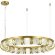 SL6011.303.01 Светильник подвесной ST-Luce Латунь/Прозрачный LED 1*50W ESME