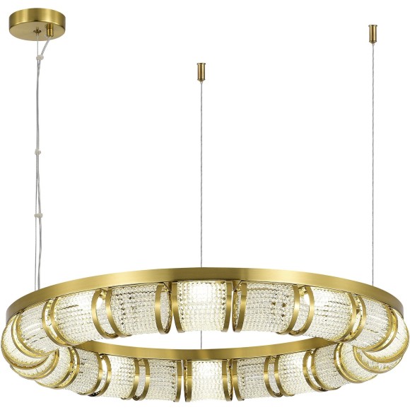 SL6011.303.01 Светильник подвесной ST-Luce Латунь/Прозрачный LED 1*50W ESME