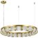 SL6011.303.01 Светильник подвесной ST-Luce Латунь/Прозрачный LED 1*50W ESME