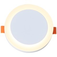 ST104.502.06 Светильник встраиваемый Белый LED 1*6W 3000K 468Lm Ra80 120° IP20 D110xH20 170-240V Встраиваемые светильники