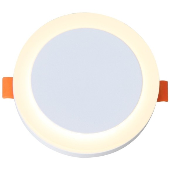 ST104.502.06 Светильник встраиваемый Белый LED 1*6W 3000K 468Lm Ra80 120° IP20 D110xH20 170-240V Встраиваемые светильники