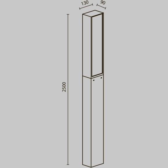 Садово-парковый светильник Maytoni Blitz O470FL-L40GF3K