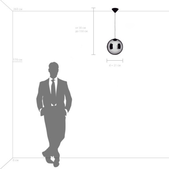 Подвес Sferetta Lightstar 801012 Подвес Sferetta Lightstar 801012