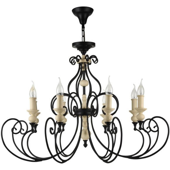 Люстра потолочная Maytoni H631-PL-08-B Karina под лампы 8xE14 60W Люстра потолочная Maytoni H631-PL-08-B Karina под лампы 8xE14 60W