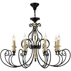 Люстра потолочная Maytoni H631-PL-08-B Karina под лампы 8xE14 60W Люстра потолочная Maytoni H631-PL-08-B Karina под лампы 8xE14 60W