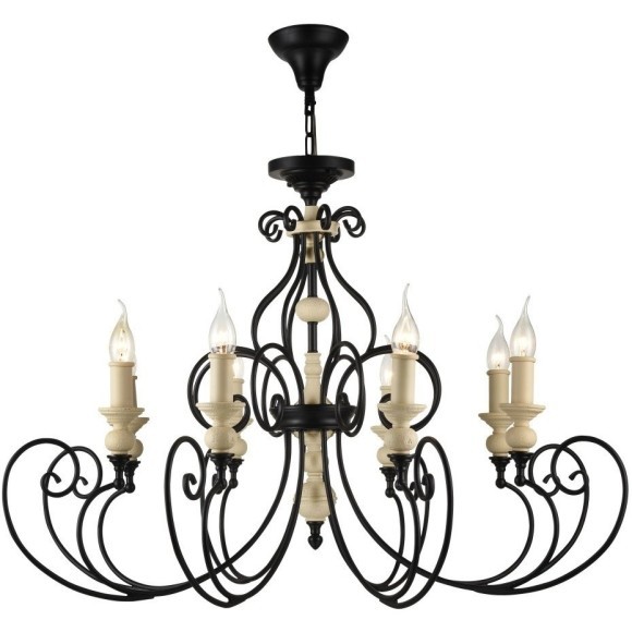 Люстра потолочная Maytoni H631-PL-08-B Karina под лампы 8xE14 60W Люстра потолочная Maytoni H631-PL-08-B Karina под лампы 8xE14 60W