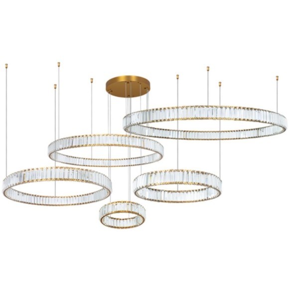 Подвесная люстра Divinare RENATA 3000K RA80 8550Lm 220V 171W 1135/17 SP-195 Подвесная люстра Divinare RENATA 3000K RA80 8550Lm 220V 171W 1135/17 SP-195