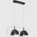Светильник подвесной Crystal Lux ELEMENT SP24W LED BLACK 4020/224