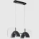 Светильник подвесной Crystal Lux ELEMENT SP24W LED BLACK 4020/224