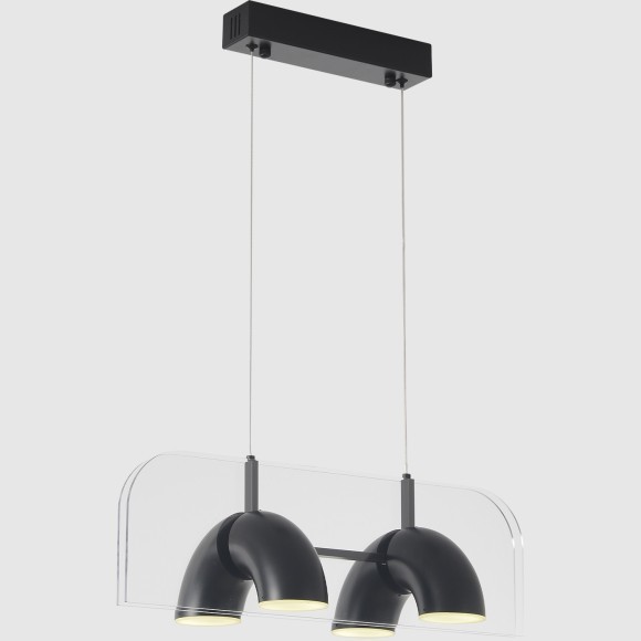 Светильник подвесной Crystal Lux ELEMENT SP24W LED BLACK 4020/224