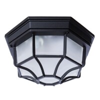 Уличный потолочный светильник Arte Lamp A3100PL-1BK PEGASUS IP44 под лампу 1xE27 60W
